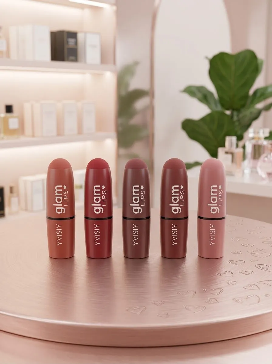 Batom Glam Lips YVISIY