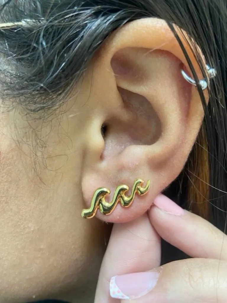 Brinco Ondas Earcuff