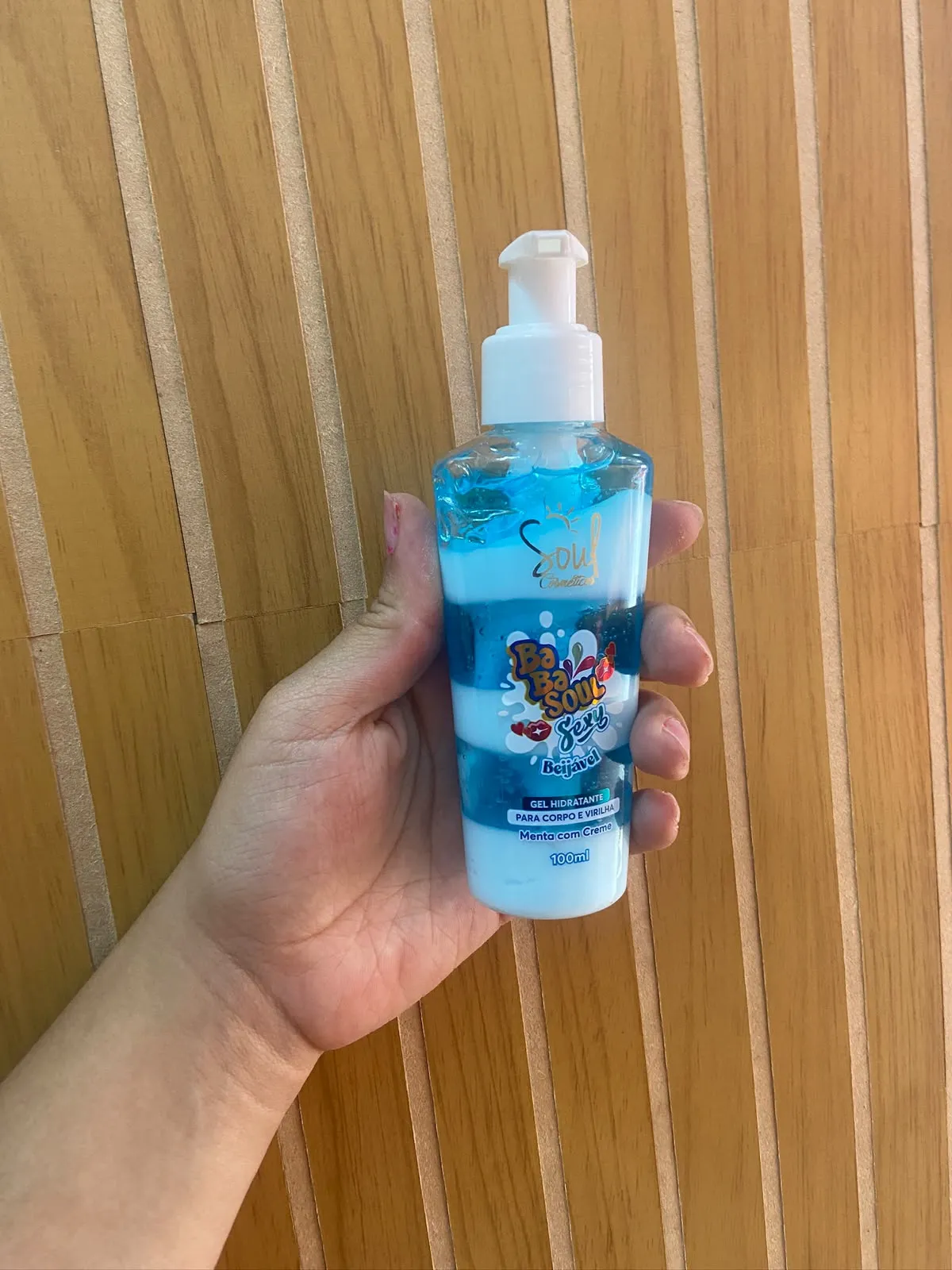 Gel Hidratante Beijável Menta com Creme Soul Cosméticos