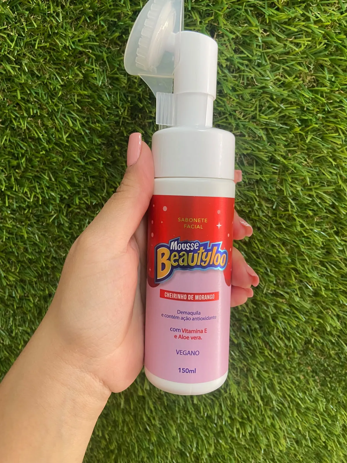 Mousse de Limpeza Morango Beautyloo