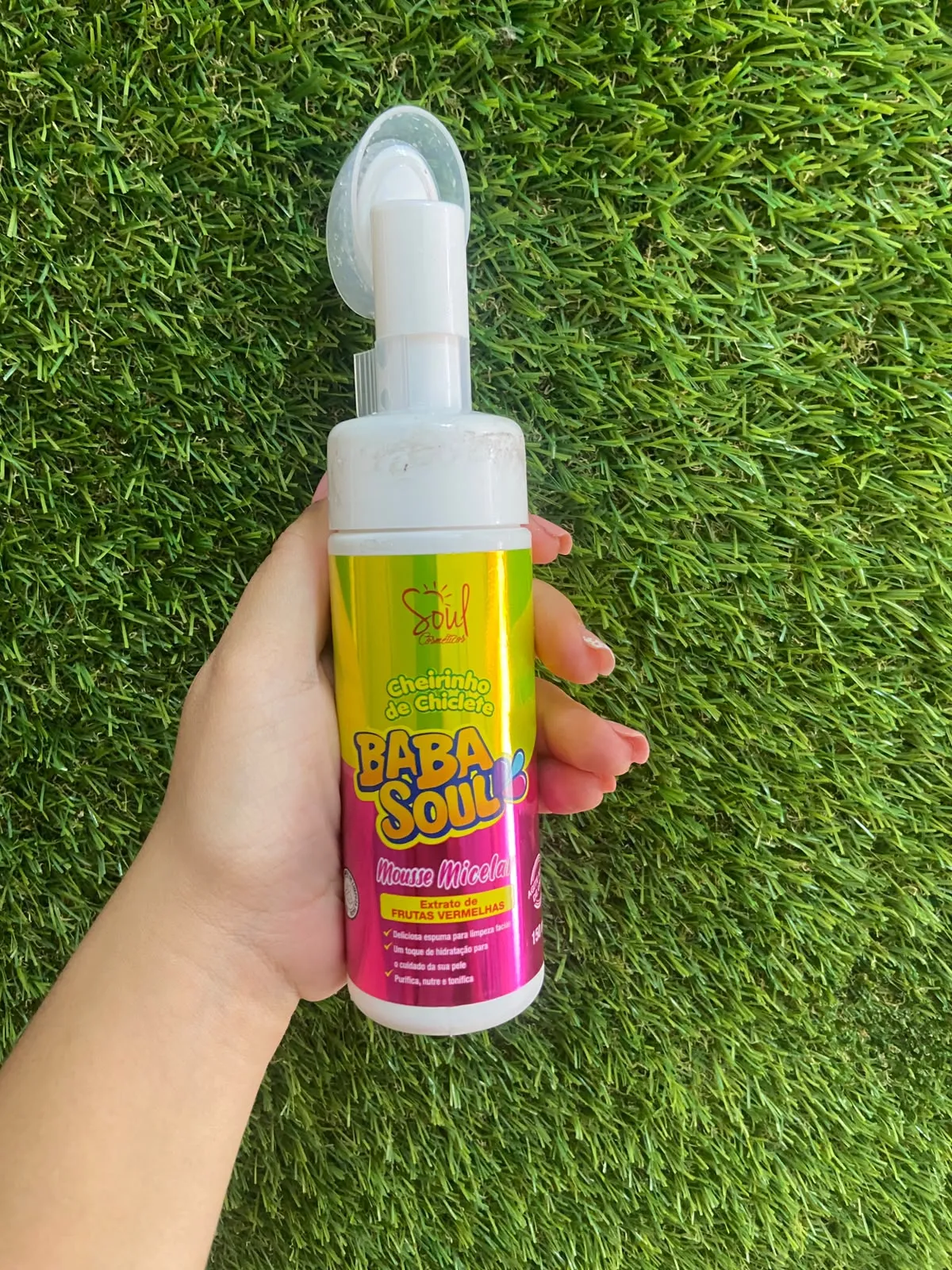 Mousse Micelar Chiclete Soul Cosméticos