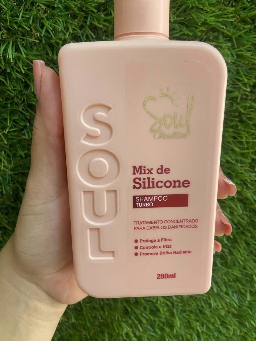 Shampoo Mix de Silicone Turbo Soul Cosméticos